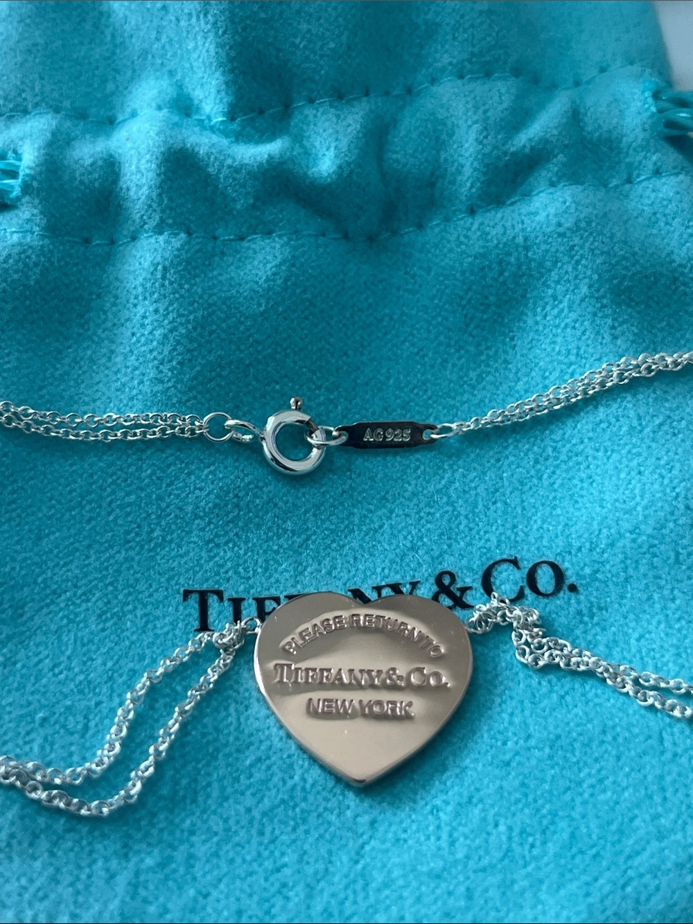 Tiffany & Co. Return to Tiffany Heart Tag Pendant in Rubedo and Sterling Silver - Picture 3 of 5